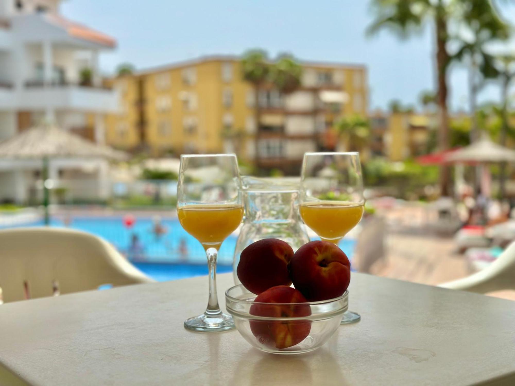 Апартаменты Pool Views Terrace Лос Кристианос Экстерьер фото